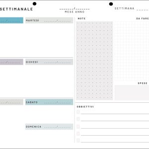 Planner attività scolastiche